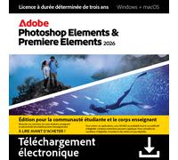 Adobe Photoshop Elements & ; Premiere Elements 2026 | Édition pour étudiants & enseignants