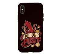 Adobong Pusit Pinoy Squid Humor Classic Pinoy Pride Coque pour iPhone X/XS