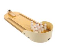 ADOCARN 1 Ensemble Jeu de Bowling de Bureau Mini Jeu de Quilles pour Adultes et Éducative pour Développer Les Compétences Manuelles et Passer