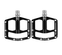 ADOCARN 1 Paire Pédales de Vélo Alliage Aluminium Antidérapantes Pédales Plates pour VTT Conception Étanche pour Randonnées et Cyclisme Extérieur