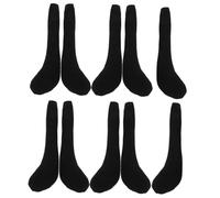 ADOCARN 10 Pièces Accessoires Peluche pour Poupées Jambes Longues Noires pour Vêtements DIY Composants de Peluche pour Poupées