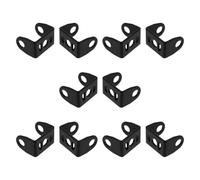 ADOCARN 10 Pièces Support Aluminium pour Phare Moto Fixation pour Éclairage Anti-brouillard et Spot LED Compatible Fourche Montage Stable pour Conduite Tout Usage Nocturne