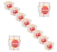 ADOCARN 10 Sets Accessoire de Pénétration de Balle en Plastique Compact et Simple à Apprendre pour Spectacle de Scène et Fête, de Magie Innovant et Unique
