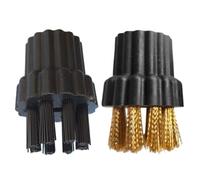 ADOCARN 10 Têtes de Brosse pour Nettoyeur Vapeur Maison, Lot 10 Pièces, Accessoire Multi-usages pour Appareil de Nettoyage Ménager, Compatible Balai Vapeur, Nettoyage la Couleur Aléatoire