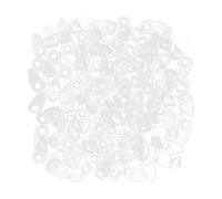 ADOCARN 100 Clips de Fixation Pack de 100 Pièces Miroir en Plastique Transparent Clips de Retenue pour Verre, Support Fiable et Facile à Utiliser, pour Montage de Portes D'armoires