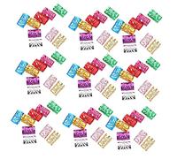 ADOCARN 100Pcs Anneau D'Extension De Cheveux Tubes De Cheveux Perles Perles De De Cheveux Fabricant De Chignon Anneau De Tube De Cheveux Bijou De Cheveux Tresse De Cheveux