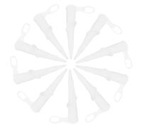 ADOCARN 10pcs Buses de Mastic en Silicone Ouverture Filetée, Buse Coudée 360° pour Calfeutrage Facile et Positionnement Précis, Accessoire Fiable pour Joints