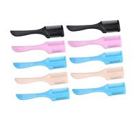 ADOCARN 10pièces Peigne à Couper Les Cheveux Plastique Peigne à Rasoir Double Face Pour Amincissement Et Coiffage Couleur Aléatoire Pour Salon Et Usage Domestique