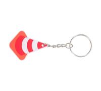 ADOCARN 10pièces Porte-clés Mini Cônes de Signalisation Pvc Accessoires Créatifs et Colorés pour Sacs Sacs à Dos et Fêtes à Thème Sécurité Routière