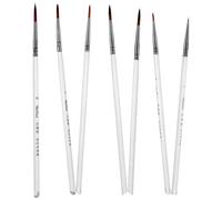 ADOCARN 11 pièces Lot Pinceaux de Peinture Miniature pour Peinture à Huile Acrylique et Aquarelle Pinceaux de Détail Artistiques Polyvalents pour Maquettes et Précision Accessoires Léger