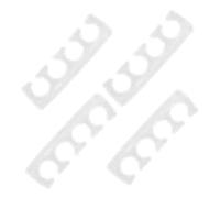 ADOCARN 2 Paires Séparateurs de Orteils Gel Silicone Réutilisables pour Pédicure Espaceurs Confortables pour Ongles à Domicile et Salon Adaptés Aux Hommes et Aux Femmes