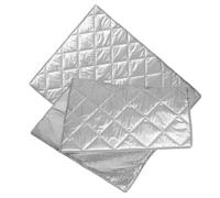 ADOCARN 2 Pièces Housse Isolante pour Congélateur Coffre, 64,8x31,4 Pouces | Feuille Aluminium Réfléchissante, Bords Magnétiques, Couche Étanche, pour Vitrines et Zones de Stockage