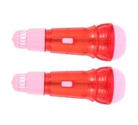 ADOCARN 2 pièces Microphone pour Garçon Fille Plastique Musical pour Développement Linguistique et Éducatif Outil de Jeu de Rôle pour Garderies et Éveil Musical Amusement Sûr pour Garçons