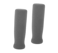 ADOCARN 2 Pièces Poignées Antidérapantes Épaissies pour Béquilles et Cannes de Marche Grip Mousse Respirante Confortable Protège Mains pour Personnes Âgées Lot de Gris
