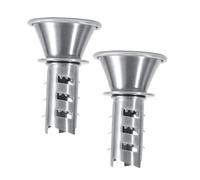 ADOCARN 2 pièces Presse-agrumes Manuel Inox Portable avec Bec Verseur Extracteur Fruit Pratique pour Jus Orange et Citron Facile à Utiliser Nettoyer 2pcs