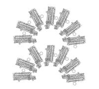 ADOCARN 20 pièces Breloques Bus Scolaires Alliage Zinc Pendentifs DIY pour Fabrication Bijoux Charms Dangle pour Bracelets et Colliers Design Unique pour Élèves et Enseignants