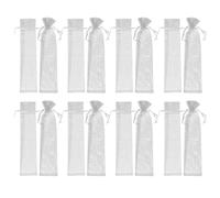 ADOCARN 20 Pièces en fil de rangement de rangement pour ventilateur petits sacs à organza en gros de fans de cotillons sacs en organza éventail de poche