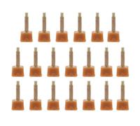 ADOCARN 20pcs Embouts de Talon Beige en Tpu et Métal pour Porteuses de Talons Hauts, Kit de Réparation Facile et Stable pour Restauration de Chaussures DIY