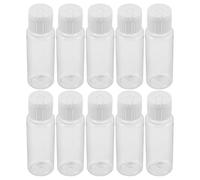 ADOCARN 20pcs Petites Bouteilles en Plastique avec Bouchons 35 Ml Rechargeables Étanches pour Fond de Teint et Parfums, Travail Aventures