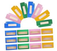ADOCARN 20pièces Boîte De Rangement Pour Faux Cils Éléments Colorés Design Transparent Pratique Et Durable Pour Manucure Et Art Des Ongles