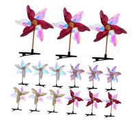 ADOCARN 24pièces Moulin à Vent Barrettes à Cheveux Pour Filles Jolies Pinces à Cheveux à Paillettes Forme De Moulin à Vent Accessoires Filles