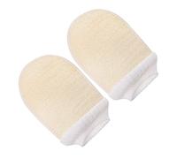 ADOCARN 2Pièces Bain Exfoliants Loofah Lot Épurateurs de Bain pour Élimination Peaux Mortes et Massage pour Douce