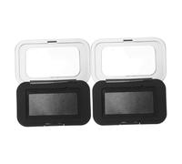 ADOCARN 2pièces Lot De Palettes De Maquillage Vides Magnétiques Pour Fards à Paupières Et Blush Avec Miroir Pour Rangement Cosmétique Portable