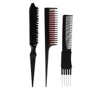 ADOCARN 3 Pièces Peigne à Dents Longues Multifonction Lot De Accessoires De Coiffure Lisses Pour Hommes Et Femmes