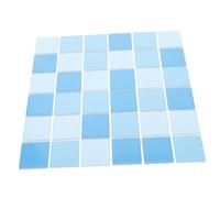 ADOCARN 36 Pièces Lot de Carreaux Céramique pour Revêtement Mural Cuisine et Piscine sans Joint Couleur Bleu Brillant Résistants et Faciles à Poser pour Backsplash et Sol