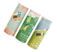 ADOCARN 3pcs Boîte à Mouchoirs Cylindrique pour Voiture en Papier Doux Pratique Design Adorable pour Mains et Nez Pendant Vos Déplacements