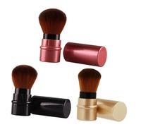 ADOCARN 3pièces Pinceau Fond Rétractable Portable Outils Cosmétiques Ergonomiques Pour Maquillage Liquide Pour Fond De Teint Et Poudres Accessoires De Beauté Pratiques Couleurs