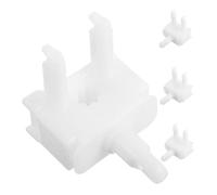 ADOCARN 4 Pièces accessoires stores baguette aveugle remplacement commande baguette aveugle pièces de rechange pour stores verticaux Plastique blanche