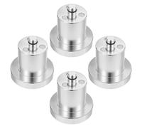 ADOCARN 4 Pièces Jack Pad Aluminium Antichoc pour Levage Automobile Adaptateur Précis pour Cric Protection Antidérapante pour Atelier et Entretien Véhicules