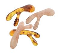 ADOCARN 4 Pièces Masseur de Tête Résine Outil de Massage Multifonction pour Spa et Salon de Beauté Grattoir pour Nez Design Élégant et Moderne Soulagement Points de Pression