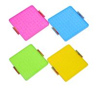 ADOCARN 4ensembles Geoboard Montessori à avec Puzzle Mathématique Éducatif pour Garçon Fille Outil Apprentissage Stem Activités Ludiques Maison Et