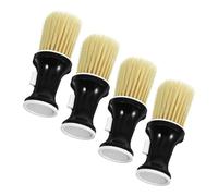 ADOCARN 4pièces Brosse De Nettoyage Pour Cheveux Brosse De Cou Pour Barbier Plumeau Pour Cou Avec Tête Amovible Applicateur De Poudre Pour Coiffure à Domicile Et Salon
