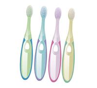 ADOCARN 4Pièces Dents pour Garçon Fille Lot de Souples pour Buccal Couleurs Adaptées Aux pour Développer de Bonnes Habitudes Hygiène