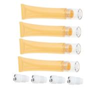ADOCARN 4pièces Tubes Roll Gel Contour Des Yeux Flacons Pour Crème Et Huile Essentielle Squeeze Tubes Pratiques De Voyage