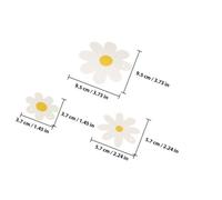 ADOCARN 5 Pièces Guirlande de Fleurs Marguerite Bannière Décorative Suspendue pour Fête Anniversaire et Salle de Classe Décoration Murale Intérieure et Extérieure