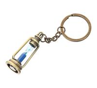 ADOCARN 5 Pièces Porte-clés Sablier Vintage en Métal, Design Créatif et Portable, Accessoire Décoratif pour Présent D'anniversaire ou e Voiture
