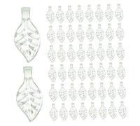 ADOCARN 50pièces Mini Pendentifs Acrylique Charms Réalistes Pour Création De Bijoux Diy Pour Colliers Bracelets Et Boucles Oreilles