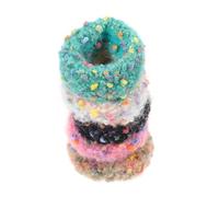 ADOCARN 5pièces Élastiques à Cheveux Fuzzy Accessoires Déco Pour Queue De Cheval Scrunchies Mignons Pour Femmes Pour Hiver