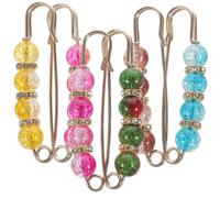 ADOCARN 6 pièces Broche Épingle Nourrice pour Femmes Clips Châle Décoratifs Pinces Ajustables pour Col et Pull Accessoires Mode Élégants et Polyvalents