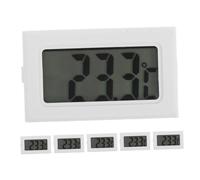 ADOCARN 6 Pièces Thermomètre Numérique Encastrable Blanc Affichage Digital Clair Mesure Précise pour Intérieur Extérieur et Usage Industriel Format Gain de Place