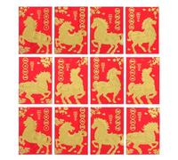 ADOCARN 60 pièces Hongbao : enveloppes rouges du Nouvel An 2026, paquets d'argent traditionnels Li Xi pour les célébrations du Nouvel An lunaire