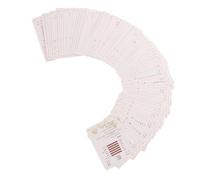 ADOCARN 64pièces Cartes De Divination i Ching avec Livret Instructions Et Chinoises Outil Ancien pour Guidance Spirituelle Et Pratique