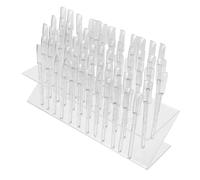 ADOCARN 64trou Présentoir à Vernis à Ongles z Forme Organisateur Compact Emplacements Pour Échantillons De Couleur Pour Salons De Manucure Et Services Mobiles
