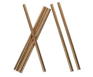 ADOCARN 6pcs Rivets en Laiton Massif pour Manche de Couteau, Tiges Métalliques 4x0,12 Pouce, Stabilité Améliorée et Installation Facile pour Artisanat et Activités en Plein Air