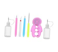 ADOCARN 7 pièces Kit Outils de Quilling Papier pour DIY Ensemble Pratique de Stylos Aiguille pour Arts Créatifs Maison École Couleurs Aléatoires Couleur Aléatoire Couleur Aléatoire