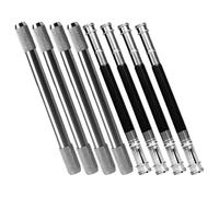 ADOCARN 8pcs Rallonges pour Crayon en Métal Portable et Robuste, Outil Double Tête pour Fournitures de Bureau à Domicile et Prolongateur Crayon Pratique
